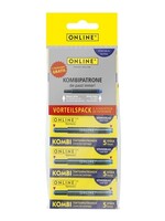 Online Inktpatroon Online Kombi blauw blister à 5 doosjes à 5 stuks