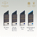 Parker Inktpatroon Parker Quink zwart blister à 10 stuks