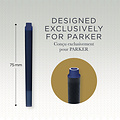 Parker Inktpatroon Parker Quink zwart blister à 10 stuks