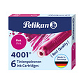 Pelikan Inktpatroon Pelikan 4001 roze 6 stuks
