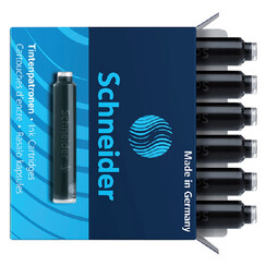 Inktpatroon Schneider din zwart doos à 6 stuks
