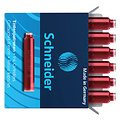 Schneider Cartouche d’encre Schneider DIN rouge boîte 6 pièces