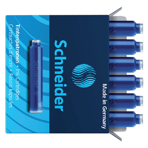 Schneider Inktpatroon Schneider din blauw doos à 6 stuks
