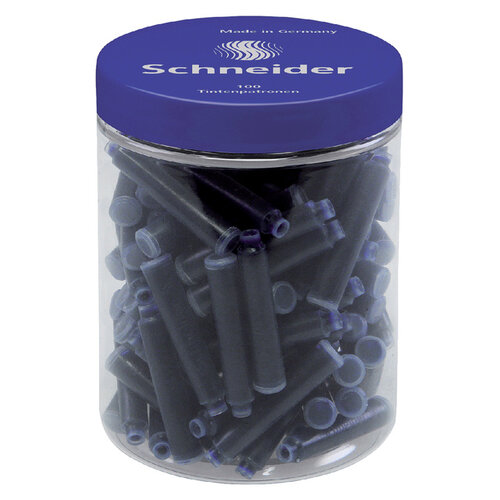 Schneider Inktpatroon Schneider din koningsblauw pot à 100 stuks