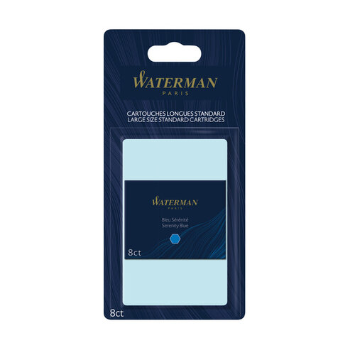 Waterman Cartouche d'encre Waterman International Florida bleu blister 8 pièces