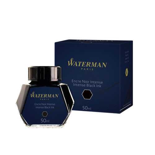 Waterman Encre pour Stylo Plume Waterman 50ml noir