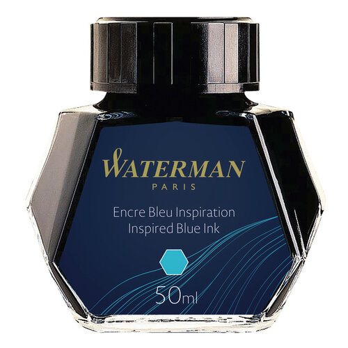 Waterman Encre pour Stylo Plume Waterman 50ml bleu pacifique
