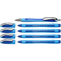 Schneider Stylo bille Schneider Slider Memo XB bleu set 4 pièces + 1 slider gratuit