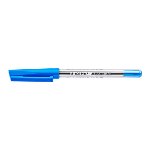 Staedtler Stylo bille Staedtler Stick 430 Medium bleu