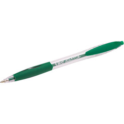 Balpen Bic Atlantis classic grip clic medium groen