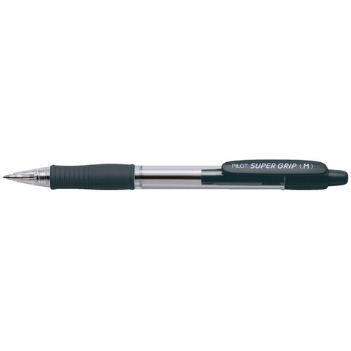Pilot Stylo Bille PILOT Super Grip Medium noir