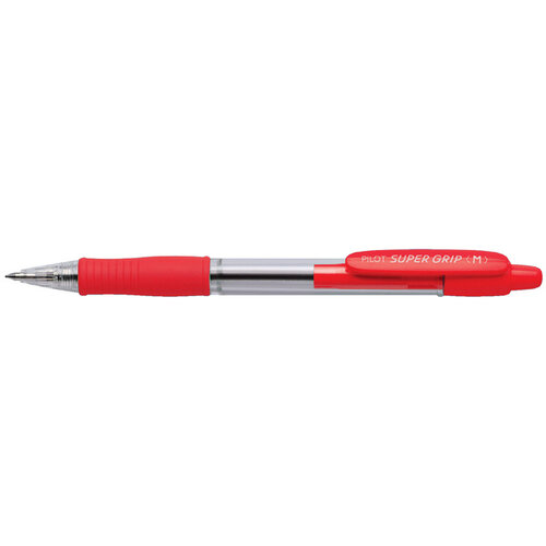 Pilot Balpen PILOT Super Grip medium rood