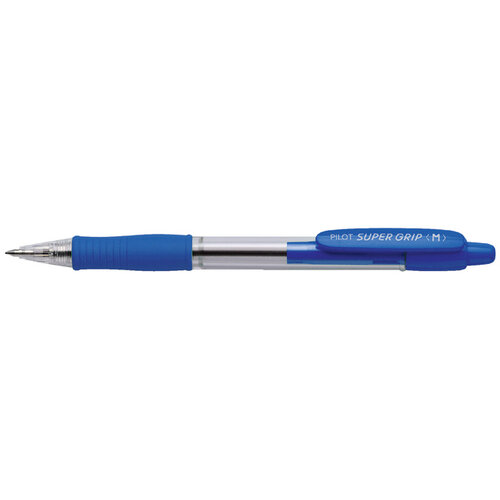 Pilot Stylo Bille PILOT Super Grip Medium bleu