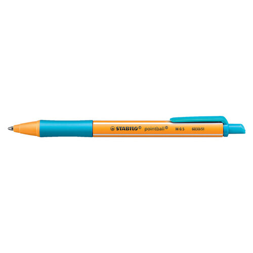 Stabilo Stylo bille STABILO Pointball 6030/51 Medium turquoise