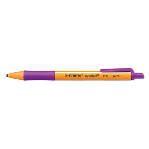 Stabilo Stylo bille STABILO Pointball 6030/58 Medium lilas