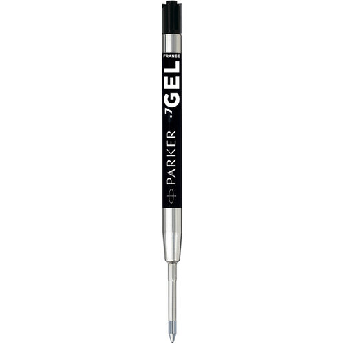 Parker Recharge encre gel Parker Quink Medium noir blister 2 pièces
