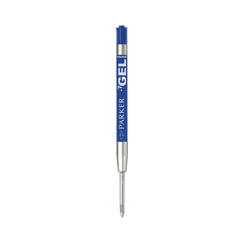 Parker Recharge encre gel Parker Quink Medium bleu blister 2 pièces