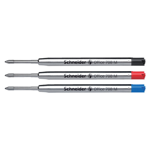 Schneider Balpenvulling Schneider 7081 Jumbo tbv Parker medium zwart
