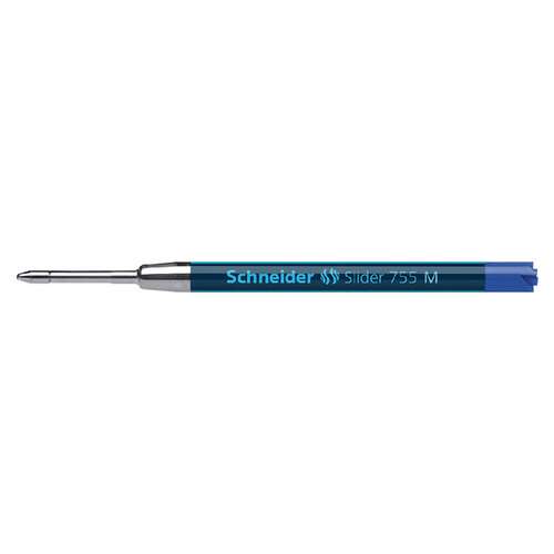 Schneider Recharge stylo bille Schneider Slider Jumbo 755 Medium Bleu