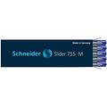 Schneider Recharge stylo bille Schneider Slider Jumbo 755 Medium Bleu