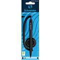 Schneider Stylo bille de comptoir Schneider Klick-fix Medium noir blister 1 pièce