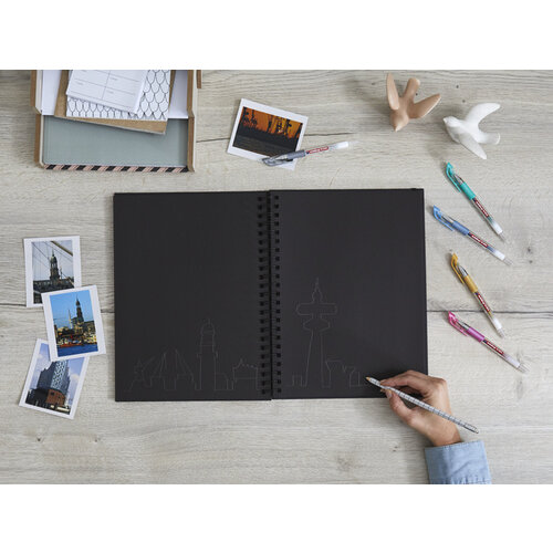 edding Gelschrijver edding 2185 fijn zilver