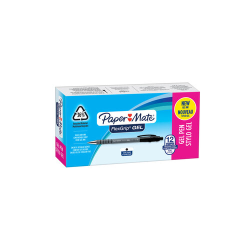 Paper Mate Stylo gel Paper Mate Flexgrip 0.7mm noir