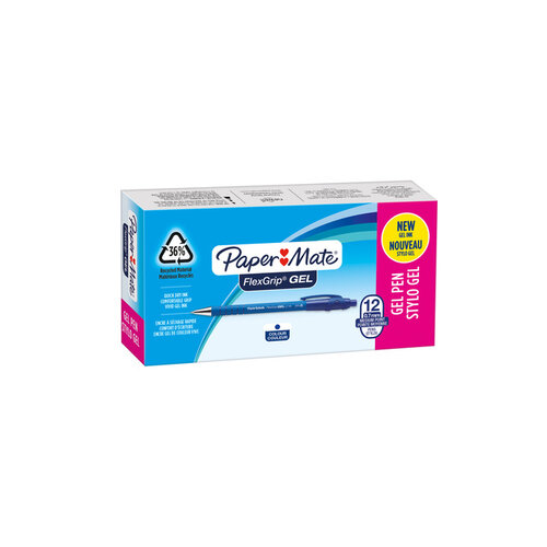 Paper Mate Stylo gel Paper Mate Flexgrip 0.7mm bleu