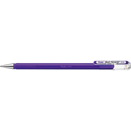 Pentel Gelschrijver Pentel K110 Mattehop medium violet