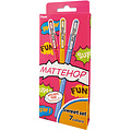Pentel Gelschrijver Pentel K110 Mattehop Fun Sweet medium assorti blister à 7 stuks