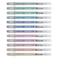 Gelschrijver Sakura Gelly Roll Stardust set à 12 kleuren