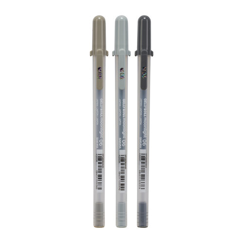 Sakura Stylo gel Sakura Gelly Roll Moonlight 06 Urban set 3 couleurs