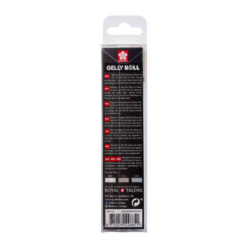 Sakura Stylo gel Sakura Gelly Roll Moonlight 06 Urban set 3 couleurs