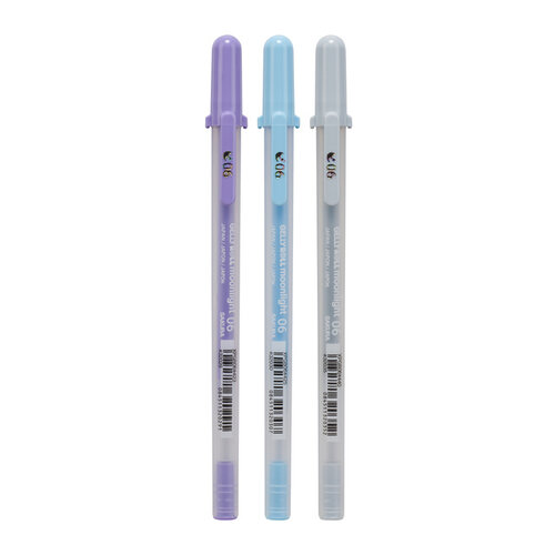 Sakura Stylo gel Sakura Gelly Roll Moonlight 06 Calme set 3 couleurs