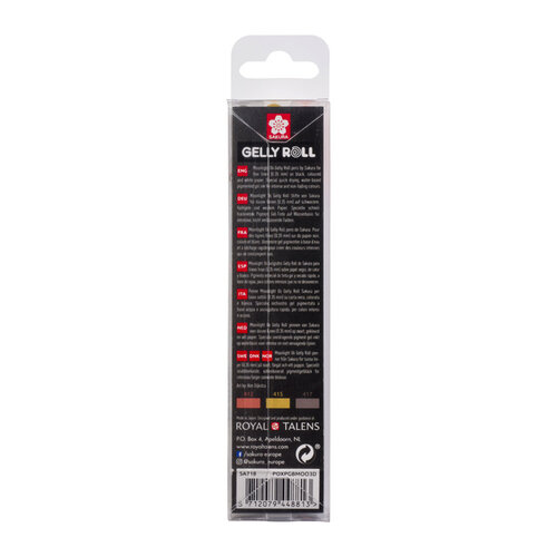 Sakura Stylo gel Sakura Gelly Roll Moonlight 06 Nature set 3 couleurs