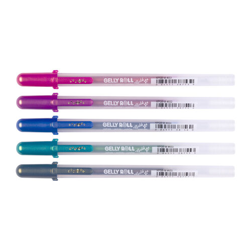Sakura Stylo gel Sakura Gelly Roll Gold Shadow set 5 couleurs