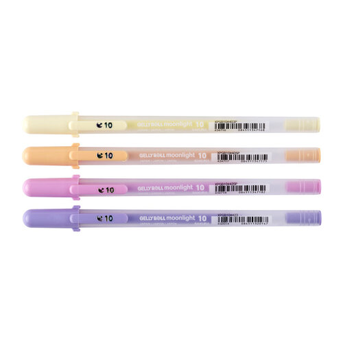 Sakura Stylo gel Sakura Gelly Toll Moonlight 10 Sunrise set 4 couleurs