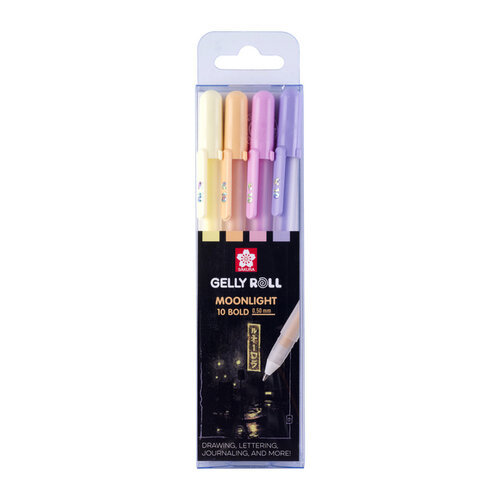 Sakura Stylo gel Sakura Gelly Toll Moonlight 10 Sunrise set 4 couleurs