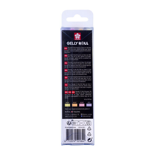 Sakura Stylo gel Sakura Gelly Toll Moonlight 10 Sunrise set 4 couleurs