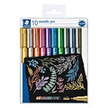 Staedtler Stylo gel Staedtler Metallic étui 10 couleurs assorti