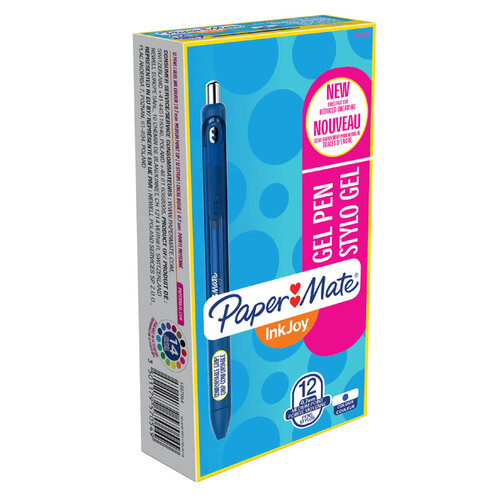 Paper Mate Inkjoy Stylo gel Paper Mate Inkjoy Medium bleu