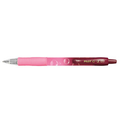 Roller encre gel PILOT G2 Bubble rose Medium écriture bleue