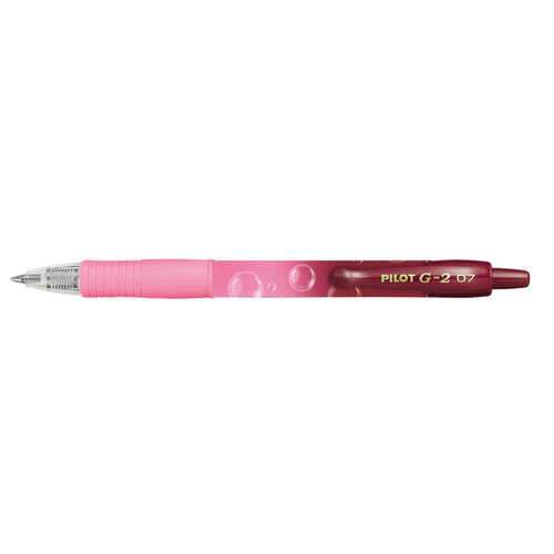 Pilot Gelschrijver PILOT G-2 Bubble roze medium blauwschrijvend