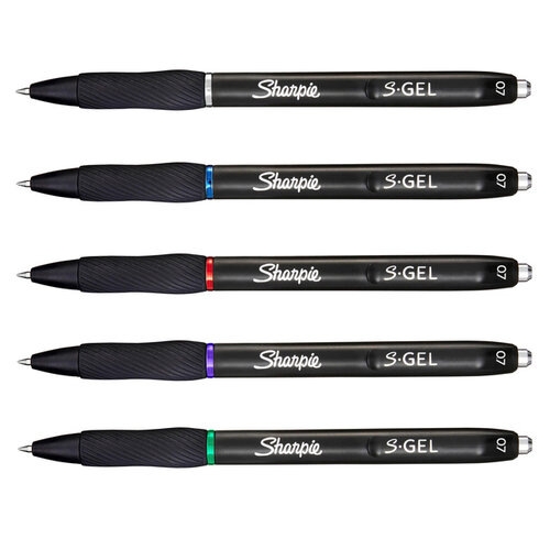 Sharpie Stylo gel Sharpie S-Gel Medium assorti blister 8 pièces
