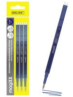 Online Gelschrijvervulling Online Magixx 0.7mm blauw blister à 3 stuks
