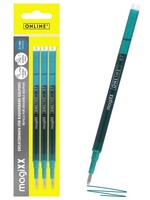 Online Gelschrijvervulling Online Magixx 0.7mm turquoise blister à 3 stuks