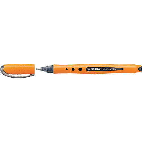 Stabilo Rollerpen STABILO worker 2018/46 medium zwart