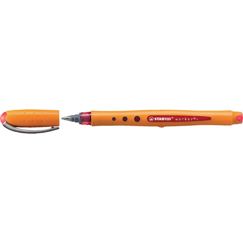 Stabilo Rollerpen STABILO worker 2018/40 medium rood