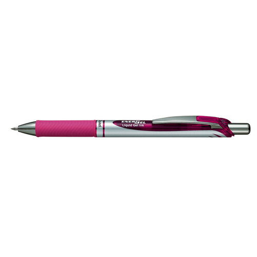 Pentel Gelschrijver Pentel BL77 Energel medium roze
