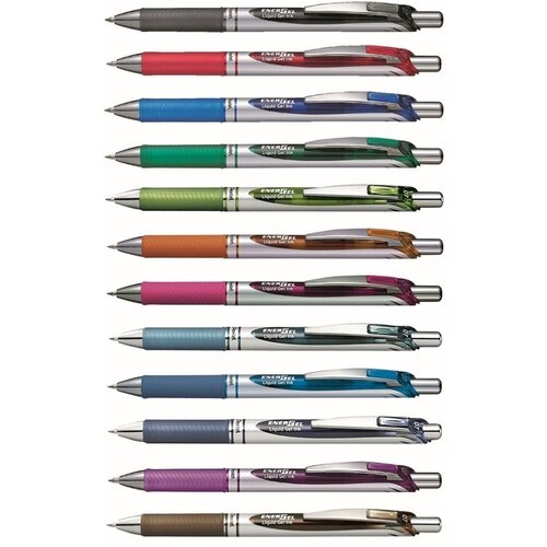 Pentel Gelschrijver Pentel BL77 Energel medium roze